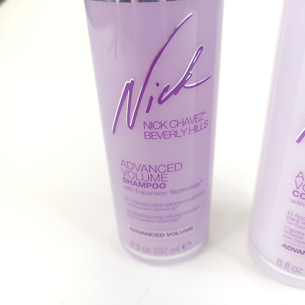 Nick Chavez Advanced Volume Shampoo and Conditioner w/ Expansion Technology 8 oz - Picture 4 of 5
